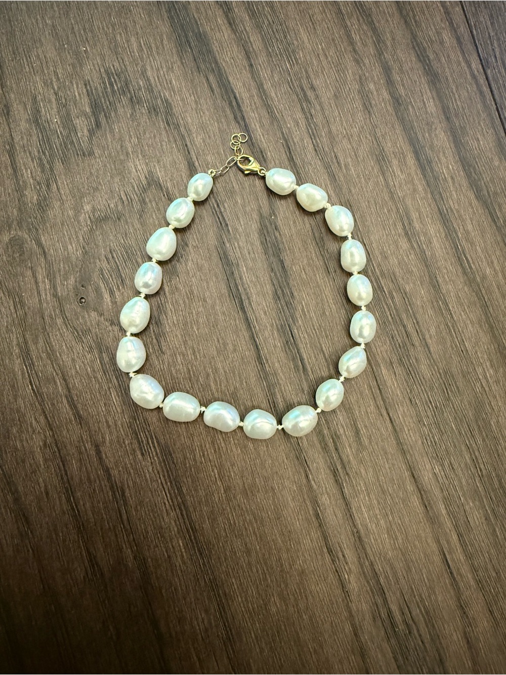 Pearl anklet